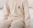 babylove男女宝宝内衣套装春秋季彩棉分体家居服婴幼儿纯色睡衣两件套 实拍图