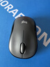 罗技（Logitech）M220 轻音鼠标 无线鼠标 办公鼠标 对称鼠标 带无线微型接收器 灰黑色 实拍图