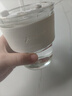 杯子玻璃杯家用加厚防烫咖啡杯学生办公室喝水杯 竹节杯 白色 320ml1只 优质玻璃 实拍图