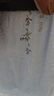 金号 素色绣花 纯棉枕巾 柔软透气单人枕巾 2条装 蓝色 50*80cm 实拍图