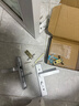 虎顿（HOTUN）卫生间门锁通用型无钥匙家用洗手间厕所门浴室铝合金门锁L11银色 实拍图