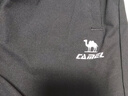 骆驼（CAMEL）速干透气运动裤女跑步休闲直筒梭织裤子 J25BAXLN072 幻影黑 XXL 实拍图