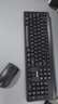 联想（Lenovo）KN210键盘鼠标套装 2.4G无线键鼠套装 全尺寸商务办公  笔记本电脑键盘台式机一体机 黑色 实拍图
