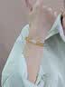 中国黄金（CHINA GOLD）招财貔貅手链女2026新款黄水晶手串结婚纪念日礼物送老婆女友生日 实拍图