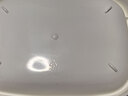 茶花 肥皂盒 皂碟香皂架子肥皂架 双层沥水香皂盒子白色1只装 实拍图