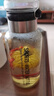 户外旅行大容量加厚玻璃杯子便携吨吨杯茶水分离带杯套泡茶水杯 1000ml吨吨桶*1个【送杯套】 实拍图