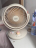 美的（Midea）【小型风扇】轻音台式桌面空气循环扇家用柔风电风扇宿舍办公迷你台扇落地扇空调伴侣 GAF18AD 实拍图