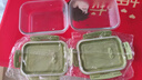 创得 耐热玻璃保鲜盒 上班族微波炉饭盒 冰箱收纳储物便当盒 700ml*2 实拍图