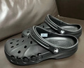 CROCS卡骆驰洞洞鞋贝雅洞洞鞋轻便运动鞋耐磨一脚蹬拖鞋休闲鞋|10126 黑色-001 43 (270mm) 实拍图