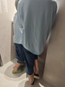 猫人儿童睡衣薄款男童短袖套装夏季莫代尔中大童家居服 蔚蓝  130  实拍图