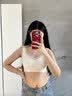 猫人孕妇内衣怀孕期专用聚拢防下垂收副乳不勒胃美背心式无痕文胸奶罩 雪肌白 【孕妈妈专属 孕期缓涨痛 不勒胃】 3XL 42/95ABC(建议150-165斤） 实拍图