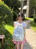 viney书包小学生初中高中大学生背包女大容量旅行双背包户外出游旅行包 白色+可爱挂件 简约轻便高颜值休闲减负电脑包 实拍图