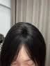 瑞贝卡（Rebecca）假发女全真人发假发片头顶蝶形全手织MONO网自由分缝遮白发补发片 中分刘海 自然黑 25cm 全手织工艺 实拍图