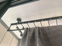 新飞晾衣架阳台手摇升降晾衣杆四杆家用凉衣架挂衣架晒衣架晒被子 枪灰色【衣被同晒】 1.5m 四杆 +8母婴杆 实拍图