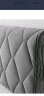 欧苏缦新款全包加厚高档床头罩套靠背软包简约现代皮木床头盖布保护套子 灰色 1.9米长床头罩 实拍图