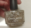CandyMoyo健康0毒水性亮片金箔指甲油美甲持久显白不可撕拉克拉金 实拍图
