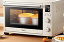 美的（Midea）35L家用多功能烘焙电烤箱 双层玻璃门/精准控温/热风烘烤/搪瓷内胆 PT3530W-D 实拍图