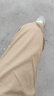 真维斯（Jeanswest）休闲裤男士夏季薄款宽松直筒商务修身男士弹力潮牌百搭长裤子男款 1218卡其 32 (2尺5)建议125-135斤穿 实拍图