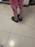 朴西多巴胺情侣洞洞鞋女款夏季外穿2025新款踩屎感沙滩防滑包头凉鞋女 珍珠黑 37-38 实拍图