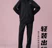 李宁运动跑步套装男女情侣开衫装秋季休闲卫裤两件套运动服长袖外套 实拍图