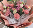 馨仪鲜花速递玫瑰向日葵康乃馨花束生日礼物全国同城配送 康乃馨玫瑰混搭花束 实拍图