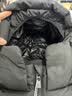 保姆鹅  【风墙】儿童羽绒服宝宝中长款护脸加厚外套保暖童装[NG2664] 炭黑 120 实拍图