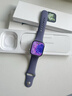 Apple/苹果 Watch S11 智能手表GPS+蜂窝款46毫米银色铝金属表壳雾紫色运动型表带S/M MFDK4CH/B 实拍图