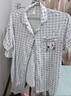 芬腾睡衣女10A抑菌纯棉26年春夏三件套短袖长裤短裤家居服套装 晒单实拍图