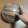 斯伯丁（SPALDING）篮球牛皮室内竞赛7号比赛TF专业赛事砖色耐磨牛皮篮球 78-031Y 实拍图