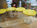网红咸菜碗玻璃密封罐加厚酱菜盒冰箱保鲜罐小菜泡菜罐分装盒 两只随机装 2个 180ml 实拍图