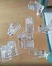 万级六类网线水晶头 Cat6类千兆非屏蔽RJ45网络连接器 工程级电脑镀金接头8P8C水晶头 10个装WJ-15212 实拍图