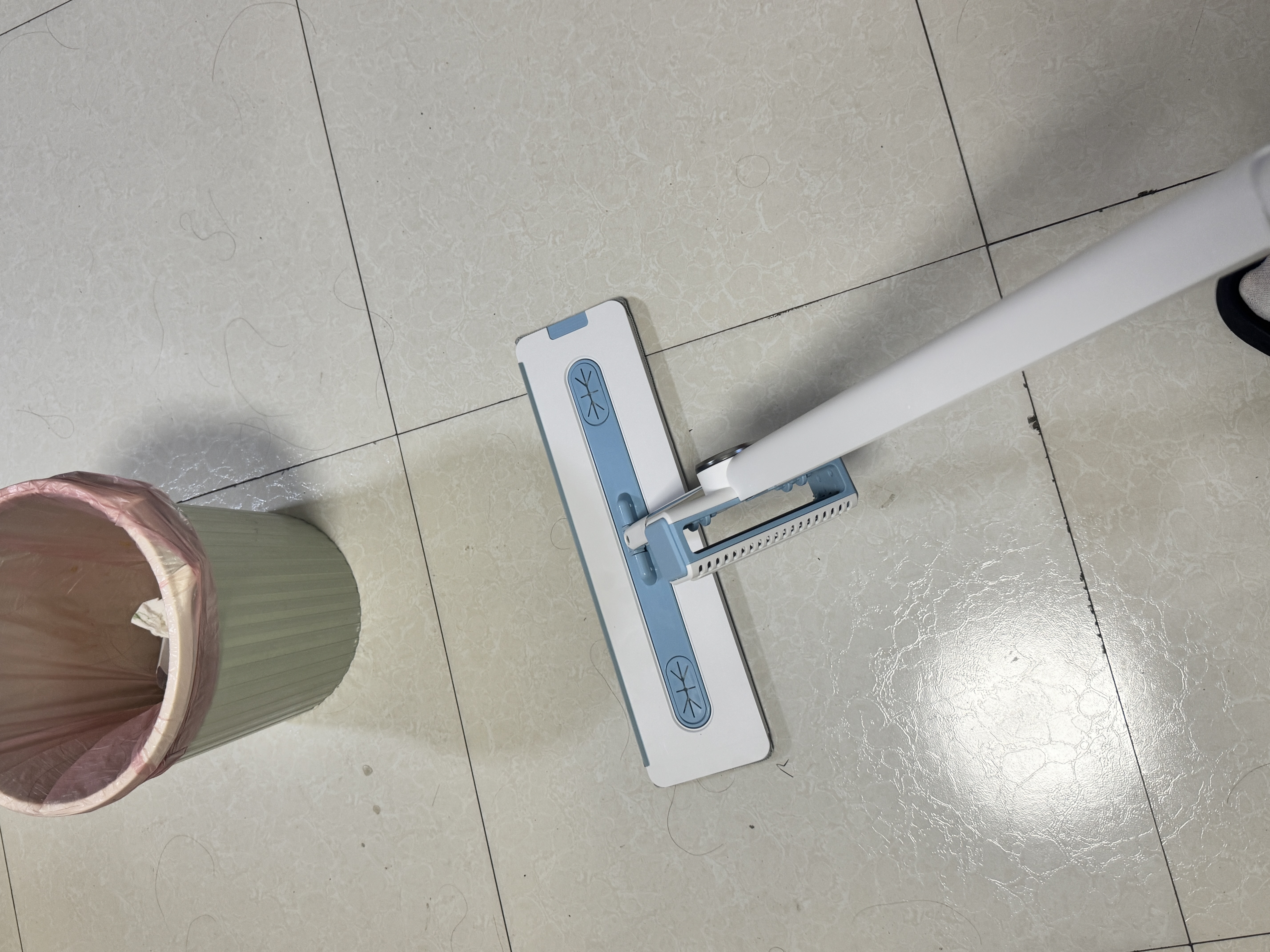 欧莱多平板拖把45cm2布家用一拖净免手洗吸水拖布墩布干湿两用拖地神器 实拍图