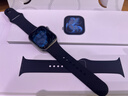 Apple/苹果 Watch S11 智能手表GPS款42毫米深空灰色铝金属表壳黑色运动型表带S/M MEUG4CH/B情人节 实拍图