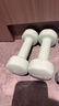 Keep哑铃女士健身家用彩色浸塑环保手铃亚铃全身塑形樱粉1kg*2 实拍图