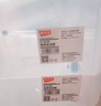禧天龙塑料衣物收纳箱玩具整理箱车载储物箱55L 透明 3个装 带轮 实拍图