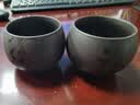 肖字和德水墨紫砂陶瓷功夫小茶杯套装茶碗品茗杯建单茶具紫砂斗笠主人茶盏 福-水墨紫砂不倒杯 实拍图