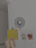 美的（Midea）【品质推荐】七叶轻音柔风电风扇/家用省电落地扇/台式电扇/广角摇头节能宿舍小型风扇 SAE35CA 实拍图
