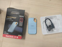 闪迪（SanDisk）1TB Nvme移动固态硬盘（PSSD）E61至尊极速卓越版海天蓝SSD 读速1050MB/s 手机直连笔记本外接 实拍图