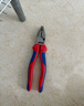 凯尼派克（KNIPEX）02 02 180 180mm省力型钢丝钳老虎钳7寸工业级多功能断线平口钳 实拍图