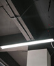 亮源方办公室吊灯LED长条灯会议教室超市吊线灯具商业写字楼健身房照明 黑色120*18cm 48W高亮白光 实拍图