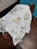 全棉时代婴儿连体衣爬服新生纯棉抗菌纱布新款防蚊男女幼童宝宝满月服和袍 【春夏短袖】花园物语粉 59cm （0-3个月） 实拍图
