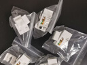 绿联六类千兆网络模块 CAT6网络信息面板 RJ45电脑网线插座连接头直通头 5个装80179 实拍图