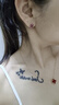 AHK999足银四叶草项链女士2026新款耳钉套装七夕生日礼物女友老婆 【轻奢单品】红玛瑙耳钉 实拍图
