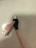 车载伸缩弹簧65W充电线四合一数据线适用华为苹果16iPhone快充线 车载弹簧线（粉色）-1条装 实拍图