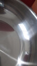 【不锈钢】和面盆厨房烘焙家用火锅盆洗菜打蛋汤锅盆醒面盆料理盆 34cm【热卖款】不锈钢和面盆 实拍图