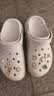 卡骆驰（CROCS）男女经典泡芙洞洞鞋休闲时尚沙滩鞋包头凉拖鞋 207521-1NK 38-39 实拍图