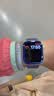 Apple/苹果 Watch S11 智能手表GPS+蜂窝款46毫米银色铝金属表壳雾紫色运动型表带S/M MFDK4CH/B情人节 实拍图