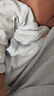 贝瑞加（Babyprints）新生儿连体衣2件装婴儿纯棉内衣薄款四季爬服柔软宝宝哈衣 蓝52 实拍图