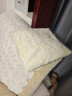 DONOYA 多罗亚贵宾室单人沙发巾办公室蕾丝加厚防滑靠背三角扶手巾酒店会议垫 吉祥花-白色 【高品质加厚】 60cm*60cm 方巾 实拍图