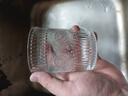 扳指杯天然水晶茶杯玻璃杯不烫手中式家用加厚养生茶杯 太阳花杯【280ml  1只装】 实拍图